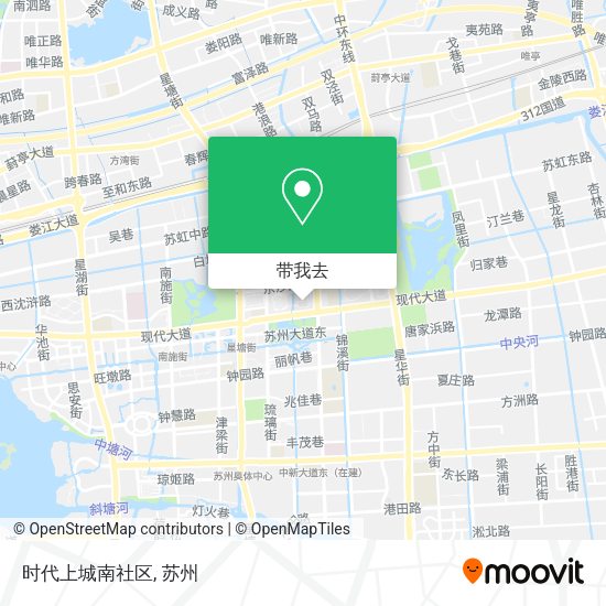 时代上城南社区地图