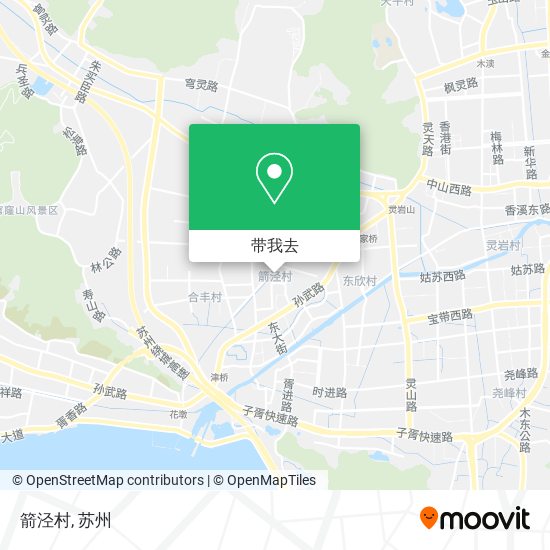 箭泾村地图