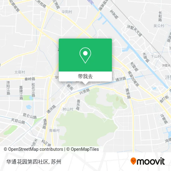 华通花园第四社区地图