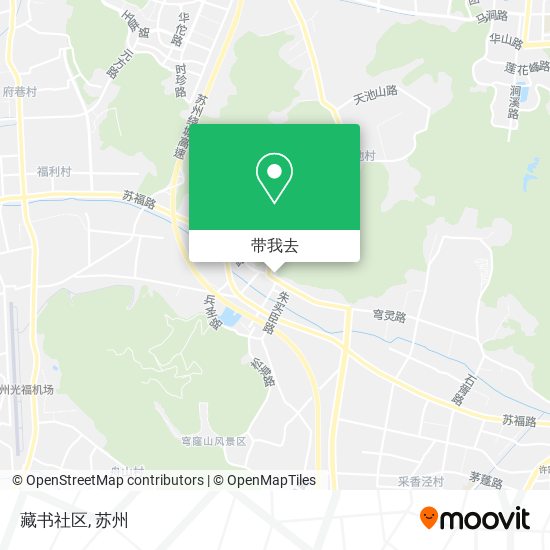 藏书社区地图