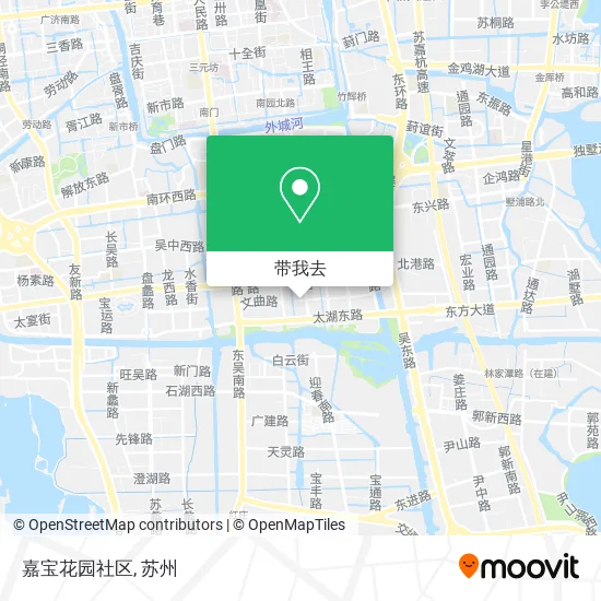 嘉宝花园社区地图