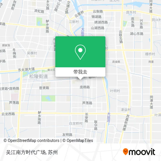 吴江南方时代广场地图