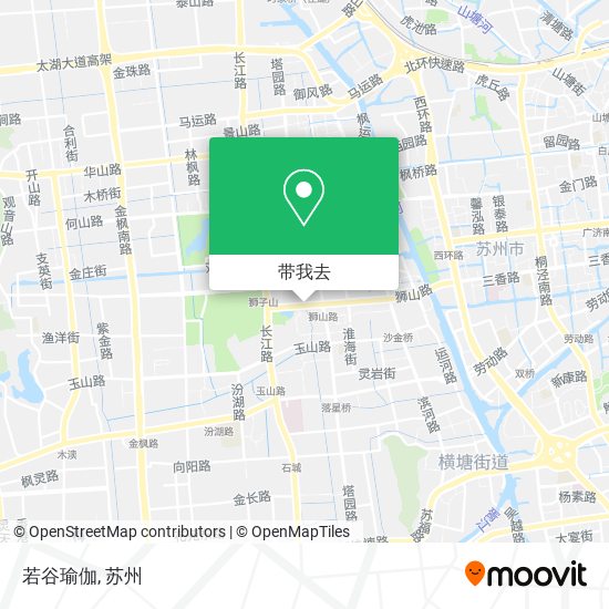 若谷瑜伽地图