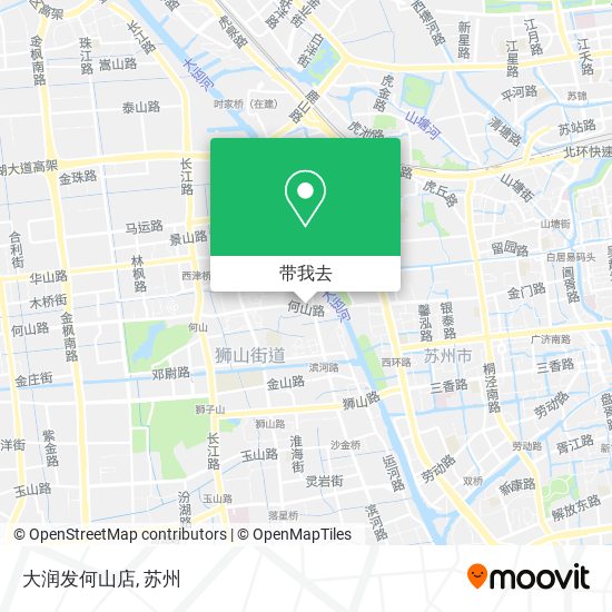 大润发何山店地图