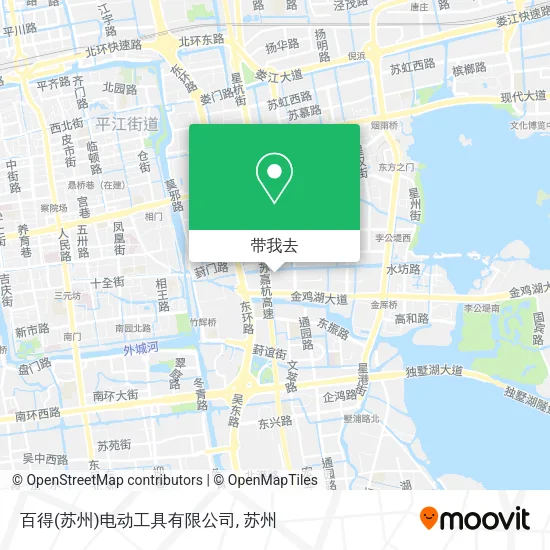 百得(苏州)电动工具有限公司地图