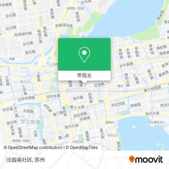 泾园南社区地图