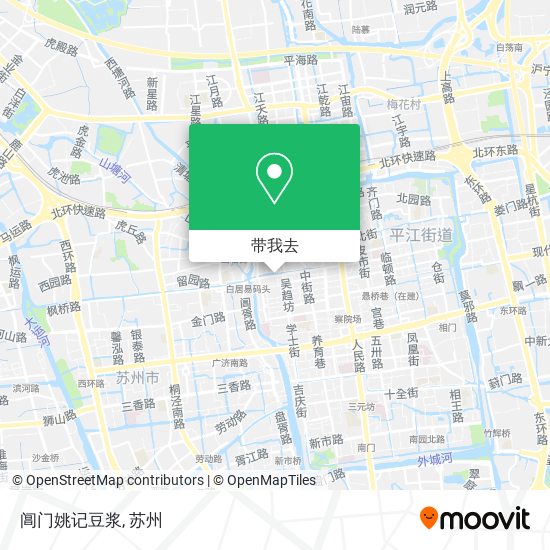 阊门姚记豆浆地图