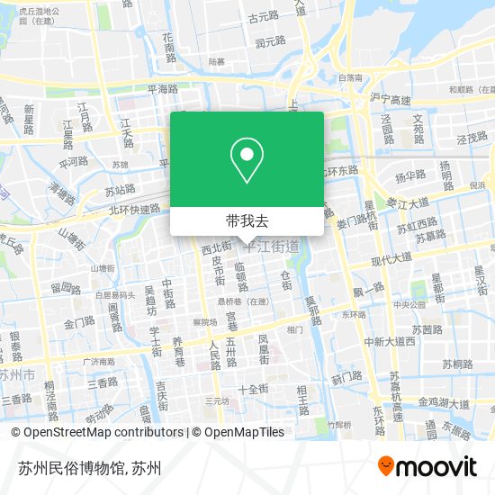 苏州民俗博物馆地图