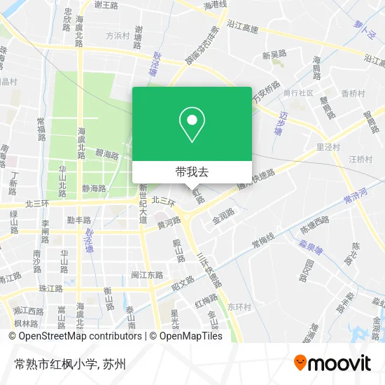 常熟市红枫小学地图