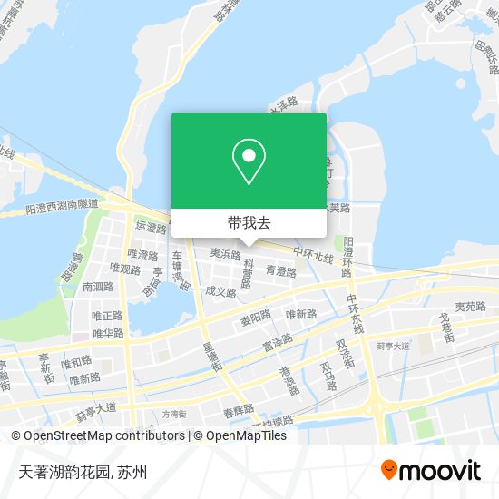 天著湖韵花园地图