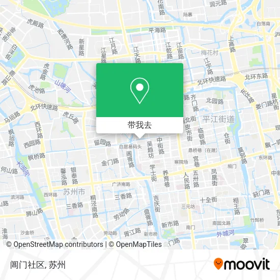 阊门社区地图