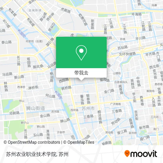 苏州农业职业技术学院地图