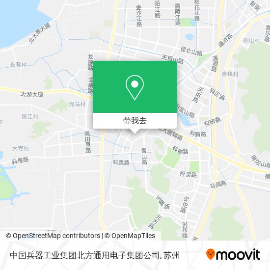 中国兵器工业集团北方通用电子集团公司地图