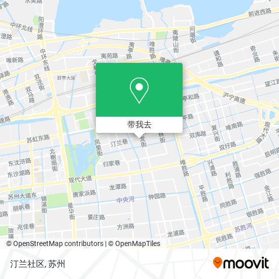 汀兰社区地图