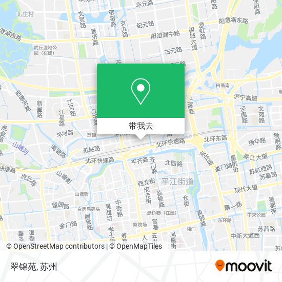 翠锦苑地图