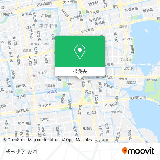 杨枝小学地图