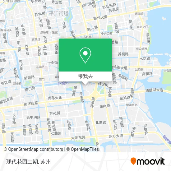 现代花园二期地图