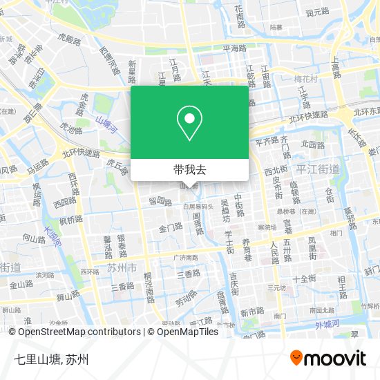 七里山塘地图