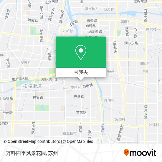 万科四季风景花园地图