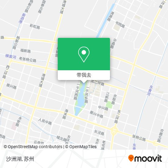 沙洲湖地图