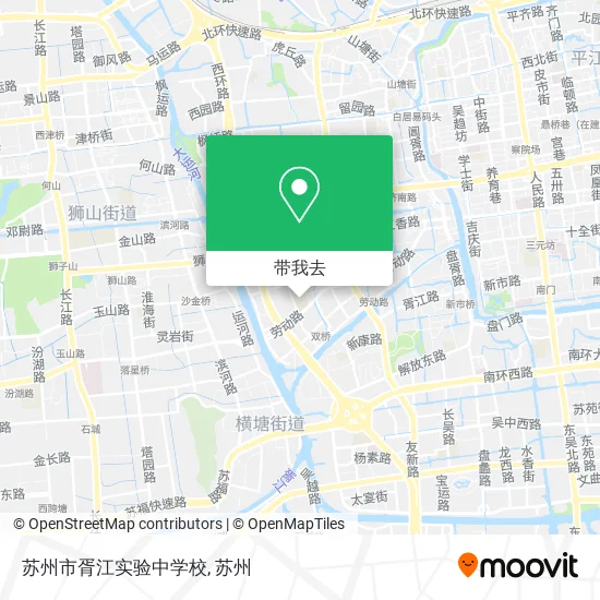 苏州市胥江实验中学校地图