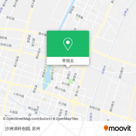 沙洲湖科创园地图