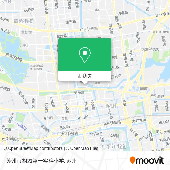 苏州市相城第一实验小学地图