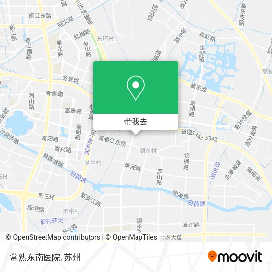 常熟东南医院地图
