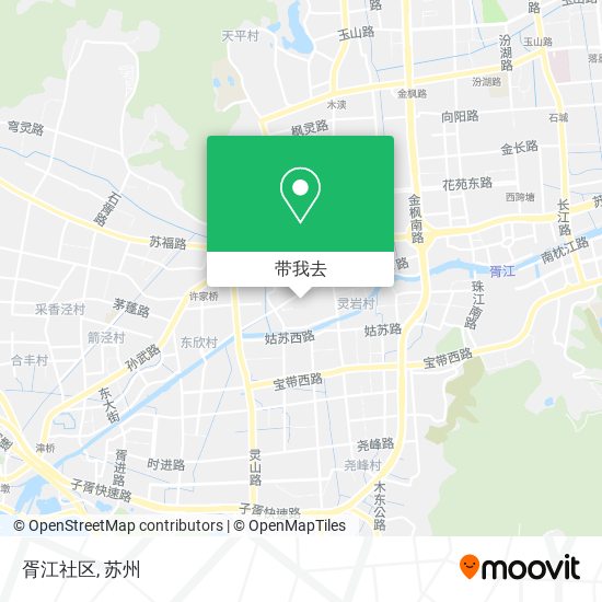 胥江社区地图