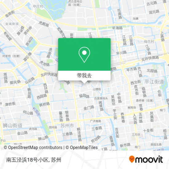南五泾浜18号小区地图