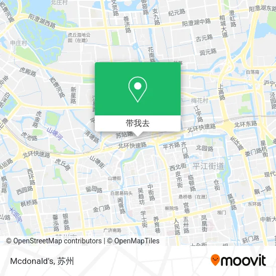 Mcdonald's地图