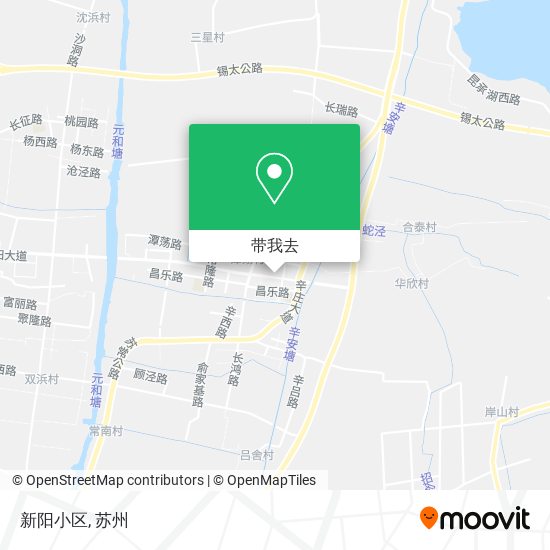 新阳小区地图
