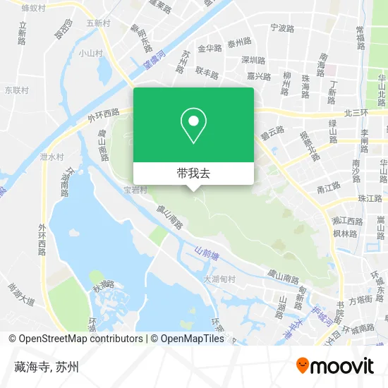 藏海寺地图