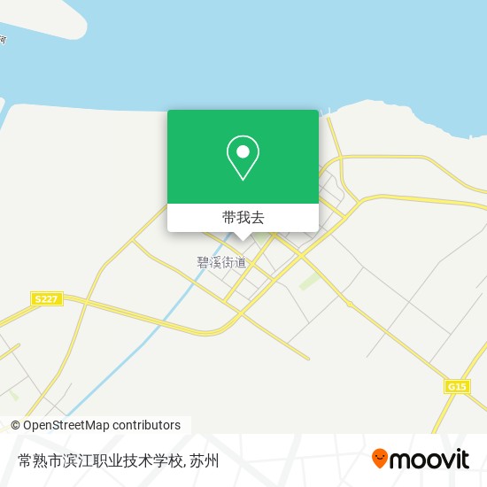 常熟市滨江职业技术学校地图