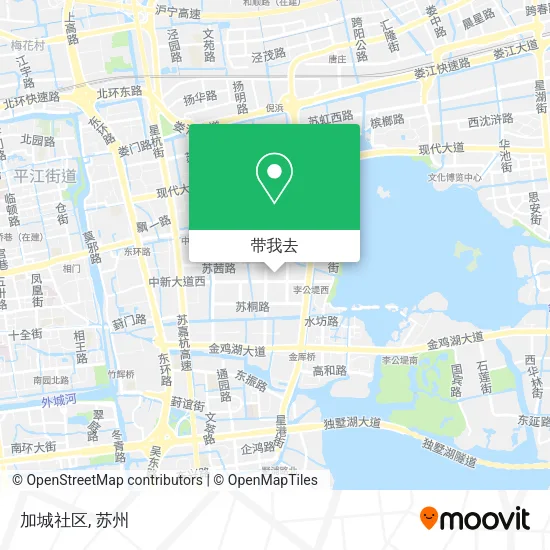 加城社区地图