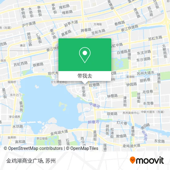 金鸡湖商业广场地图