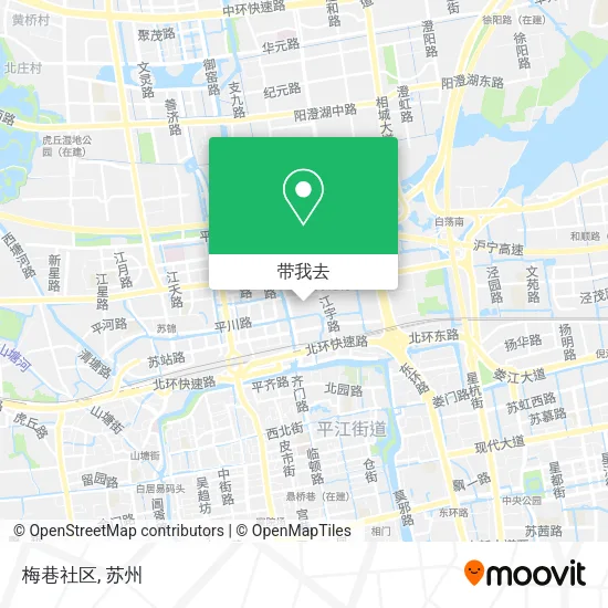 梅巷社区地图
