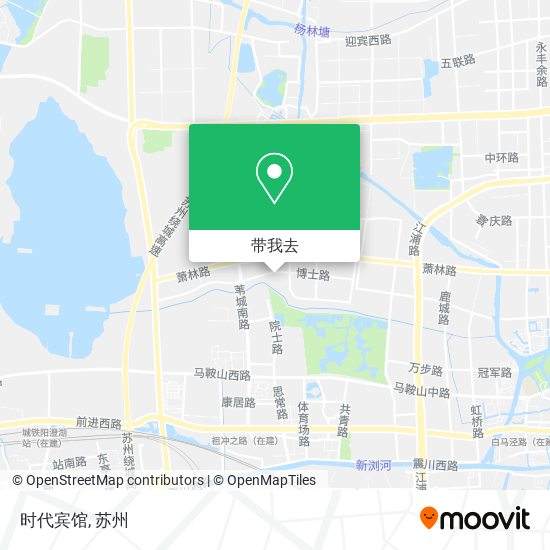 时代宾馆地图