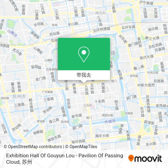 Exhibition Hall Of Gouyun Lou - Pavilion Of Passing Cloud地图