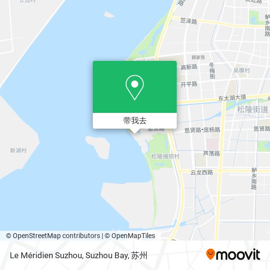 Le Méridien Suzhou, Suzhou Bay地图