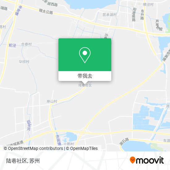 陆巷社区地图