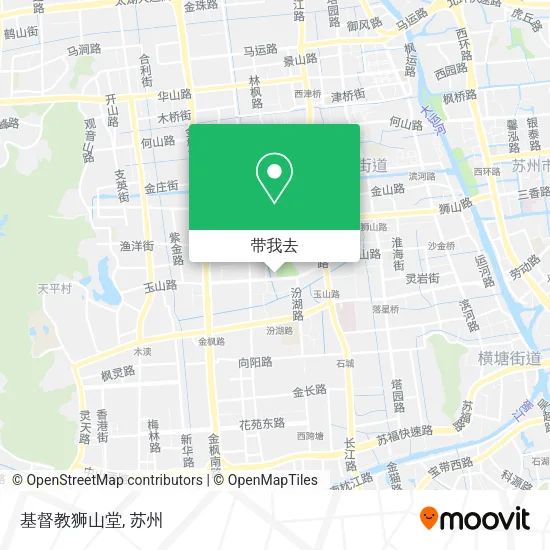 基督教狮山堂地图