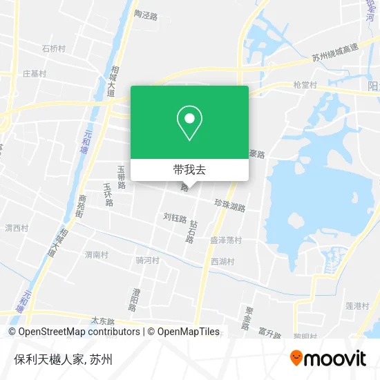 保利天樾人家地图