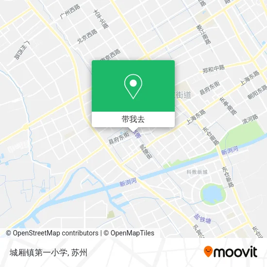 城厢镇第一小学地图