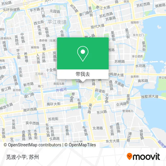 觅渡小学地图