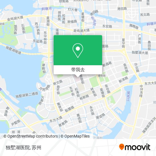 独墅湖医院地图