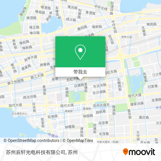 苏州辰轩光电科技有限公司地图