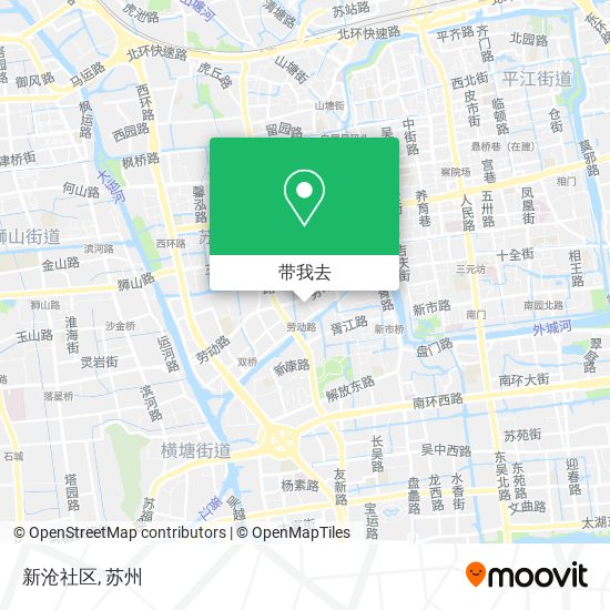 新沧社区地图