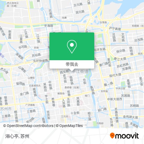 湖心亭地图