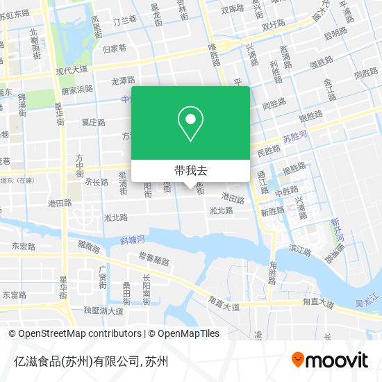亿滋食品(苏州)有限公司地图